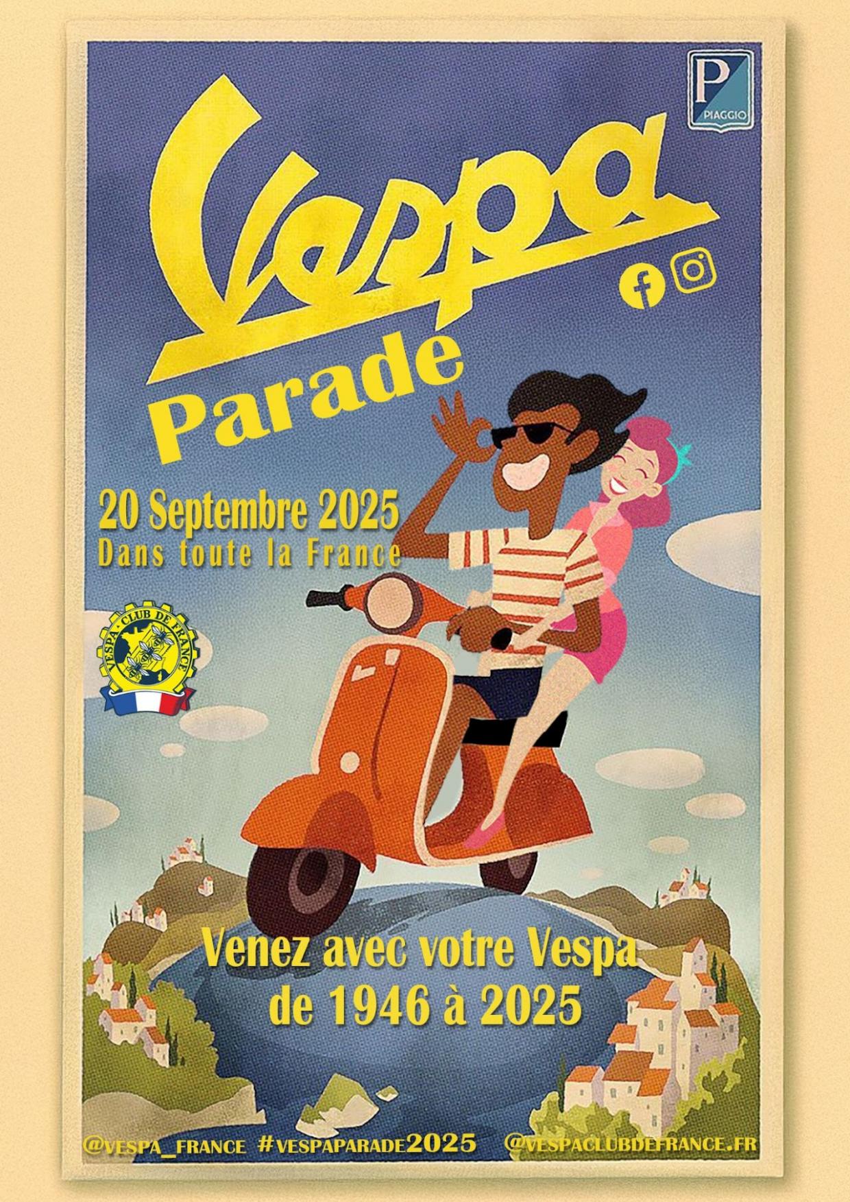 POSSESSEURS DE VESPA - NOTEZ LA DATE !!!