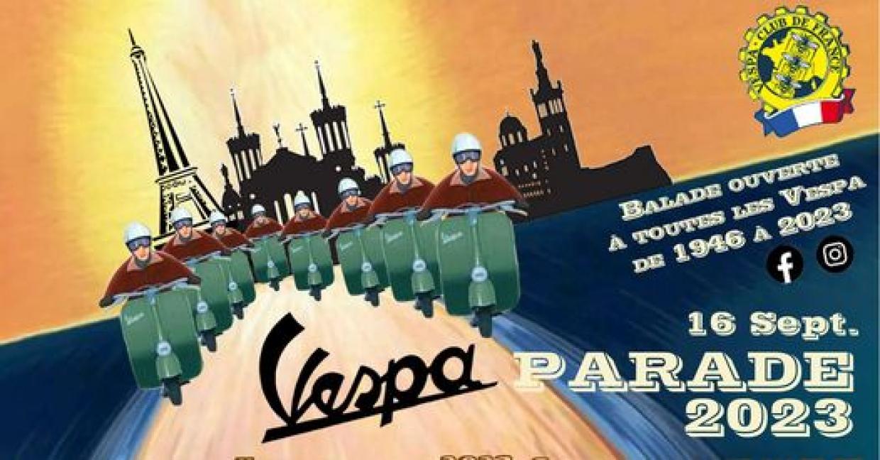 VESPA PARADE LE 16.09.23 CHEZ SCOOT MANIA